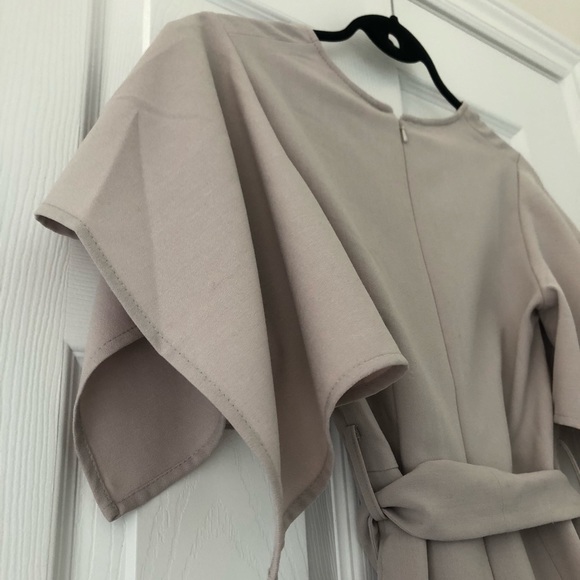 NWT ASOS PETITES Kimono Sleeve Belted Dress - Picture 3 of 4